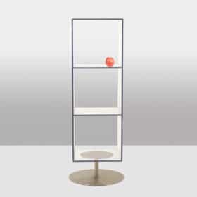 Vintage Plexiglass Column Bookcases