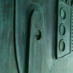 Monumental Brutalist Wooden Triptych by Victoire de Segonzac - Image 22