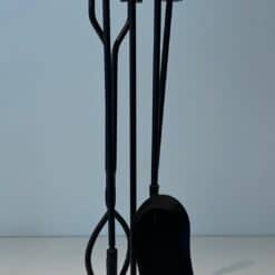 French Golf-Themed Fireplace Companion Set - Wide View - Styylish