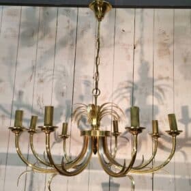 French Pineapple Chandelier in the Style of Maison Charles, 1970s