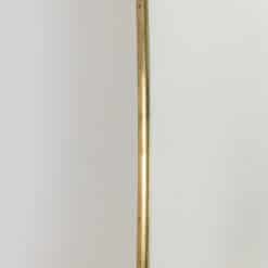 Gio Ponti Style Gilded Brass Mirror - Right Side Detail - Styylish