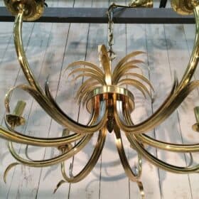 French Pineapple Chandelier in the Style of Maison Charles, 1970s