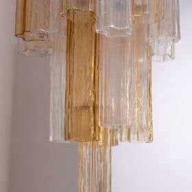 Pair of Venini Murano Glass Wall Sconces, Italy, 1950s–1960s