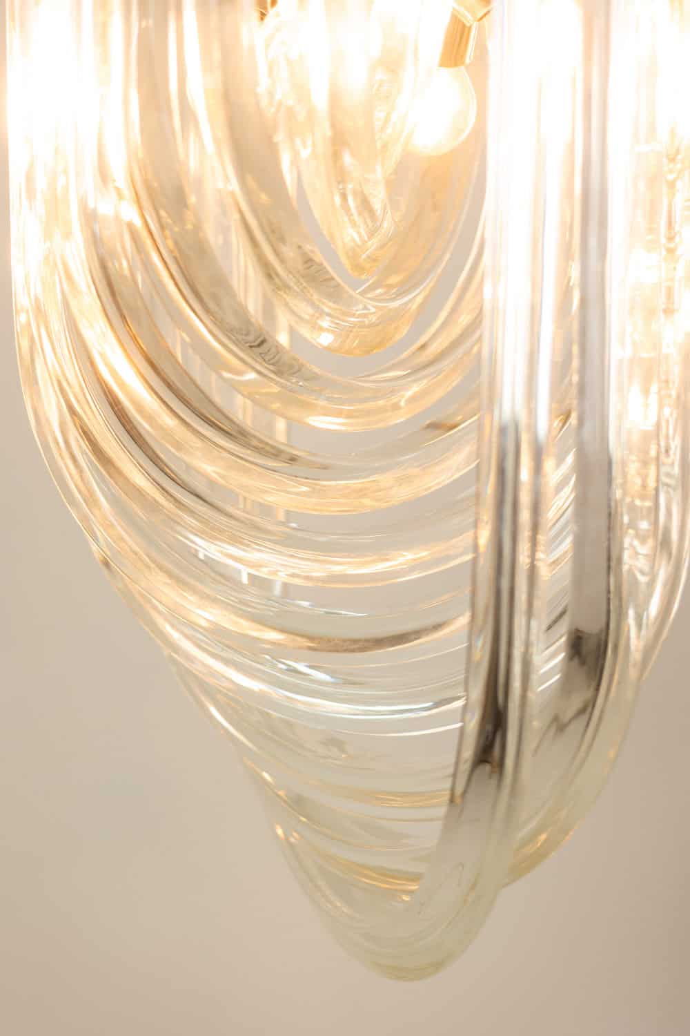 Venini Murano Glass Pendant Light, Italy, 1980s - Image 5