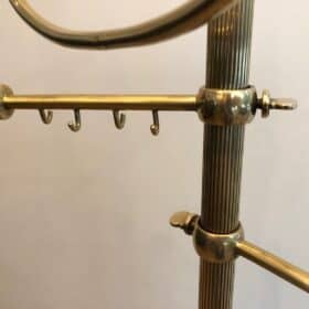 French Brass Towel Rack in Neoclassical Style