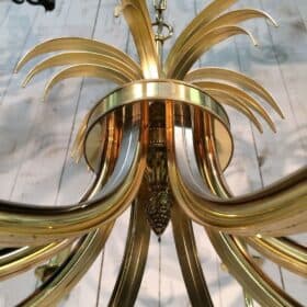 French Pineapple Chandelier in the Style of Maison Charles, 1970s