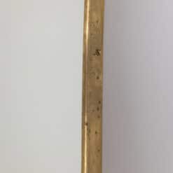Gio Ponti Style Gilded Brass Mirror - Side Detail - Styylish
