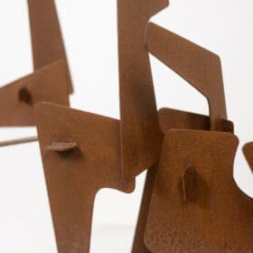 Contemporary Corten Steel Abstract Sculpture by MPCEM