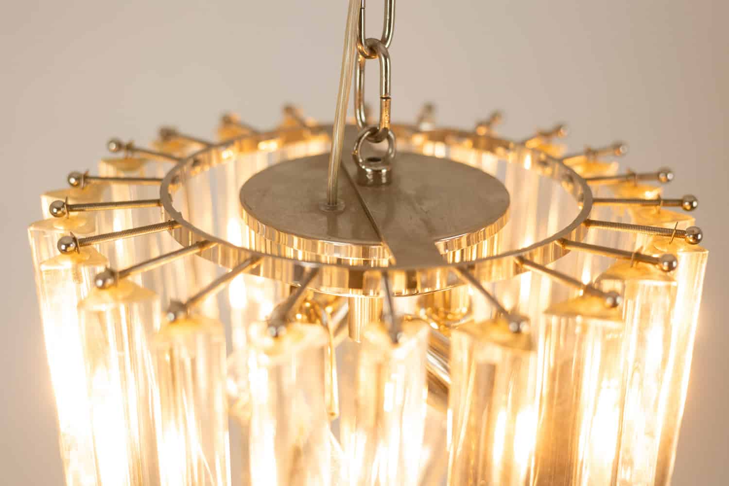 Venini Murano Glass Pendant Light, Italy, 1980s - Image 6