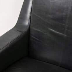 Airborne. Pair of green leather armchairs. 1950s. - Image 7