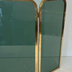 French Tinted Glass Fireplace Screen - Right View Extended - Styylish