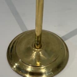 French Neoclassical Brass Fireplace Companion Set - Base Detail - Styylish