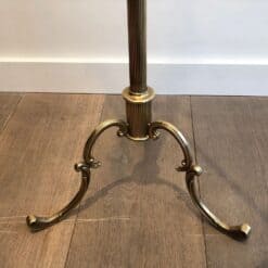 French Brass Towel Rack in Neoclassical Style - Base Detail - Styylish