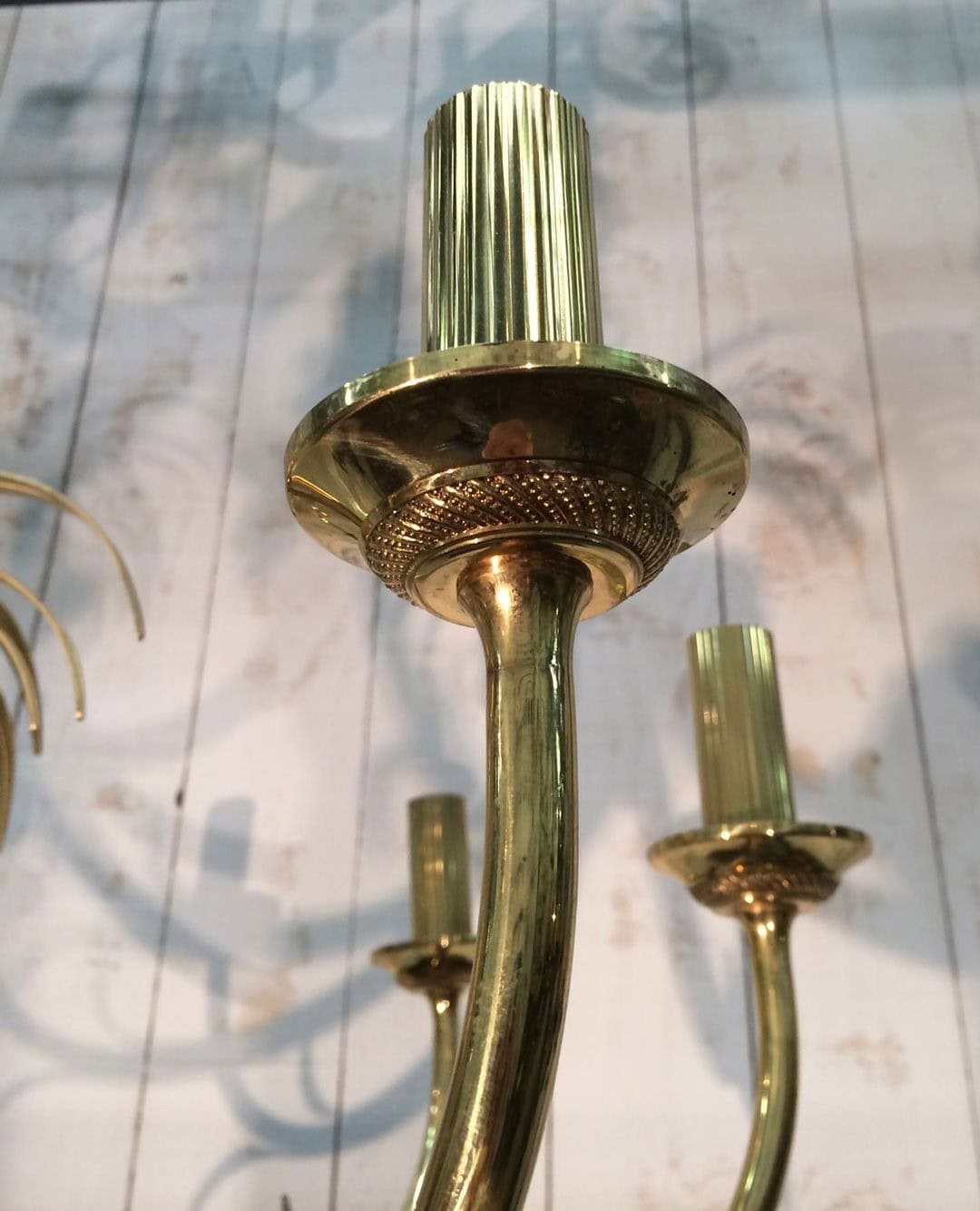 French Pineapple Chandelier in the Style of Maison Charles, 1970s - Image 8