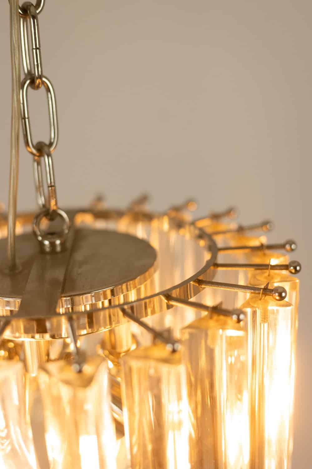Venini Murano Glass Pendant Light, Italy, 1980s - Image 8