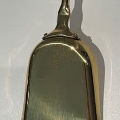 French Neoclassical Brass Fireplace Companion Set - Spade Reverse - Styylish