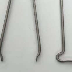 1970s French Tempered Glass Fireplace Companion Set - Tool End Detail - Styylish