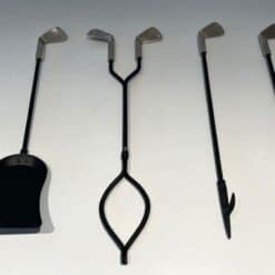 French Golf-Themed Fireplace Companion Set - Tools Alone - Styylish