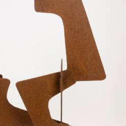 Contemporary Corten Steel Abstract Sculpture by MPCEM - Detail One - Styylish
