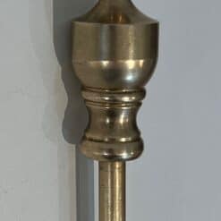 French Neoclassical Brass Fireplace Companion Set - Tools Handle - Styylish