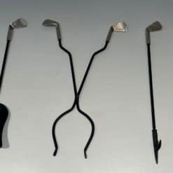 French Golf-Themed Fireplace Companion Set - Tools Alone Two - Styylish