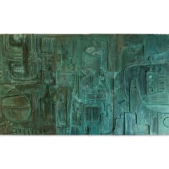 Monumental Brutalist Wooden Triptych by Victoire de Segonzac - Image 10