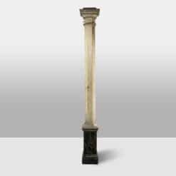 Pair of French Faux Marble Fluted Columns, Circa 1880 - Image 10