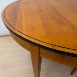 Oval Biedermeier Expandable Dining Table, Cherry, South Germany, circa 1880 - Image 17