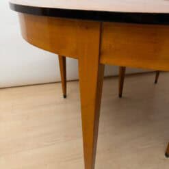 Oval Biedermeier Expandable Dining Table, Cherry, South Germany, circa 1880 - Image 18