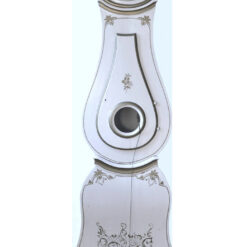 Antique Swedish Mora Clock in White and Gold- middle part- Styylish