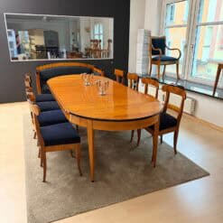 Alternative view of Oval Biedermeier Expandable Dining Table, Cherry, South Germany, circa 1880