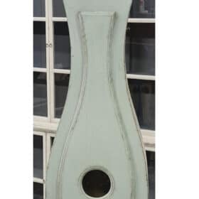 Antique Swedish Mora Clock in Blue, circa 1820–1850