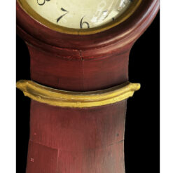 Antique Swedish Mora Clock- details of upper part- Styylish