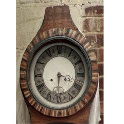 Swedish Mora Clock with Kurbits Folk Art Decoration, circa 1844- detail of clock face - Styylish