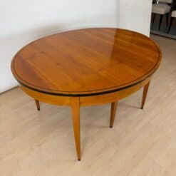 Oval Biedermeier Expandable Dining Table, Cherry, South Germany, circa 1880 - Image 3