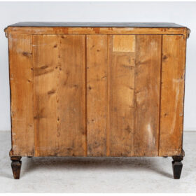 Antique Swedish Gustavian Black Painted Chest of Drawers, circa 1850