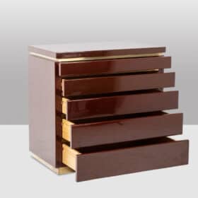 Jean-Claude Mahey Lacquered Chest of Drawers