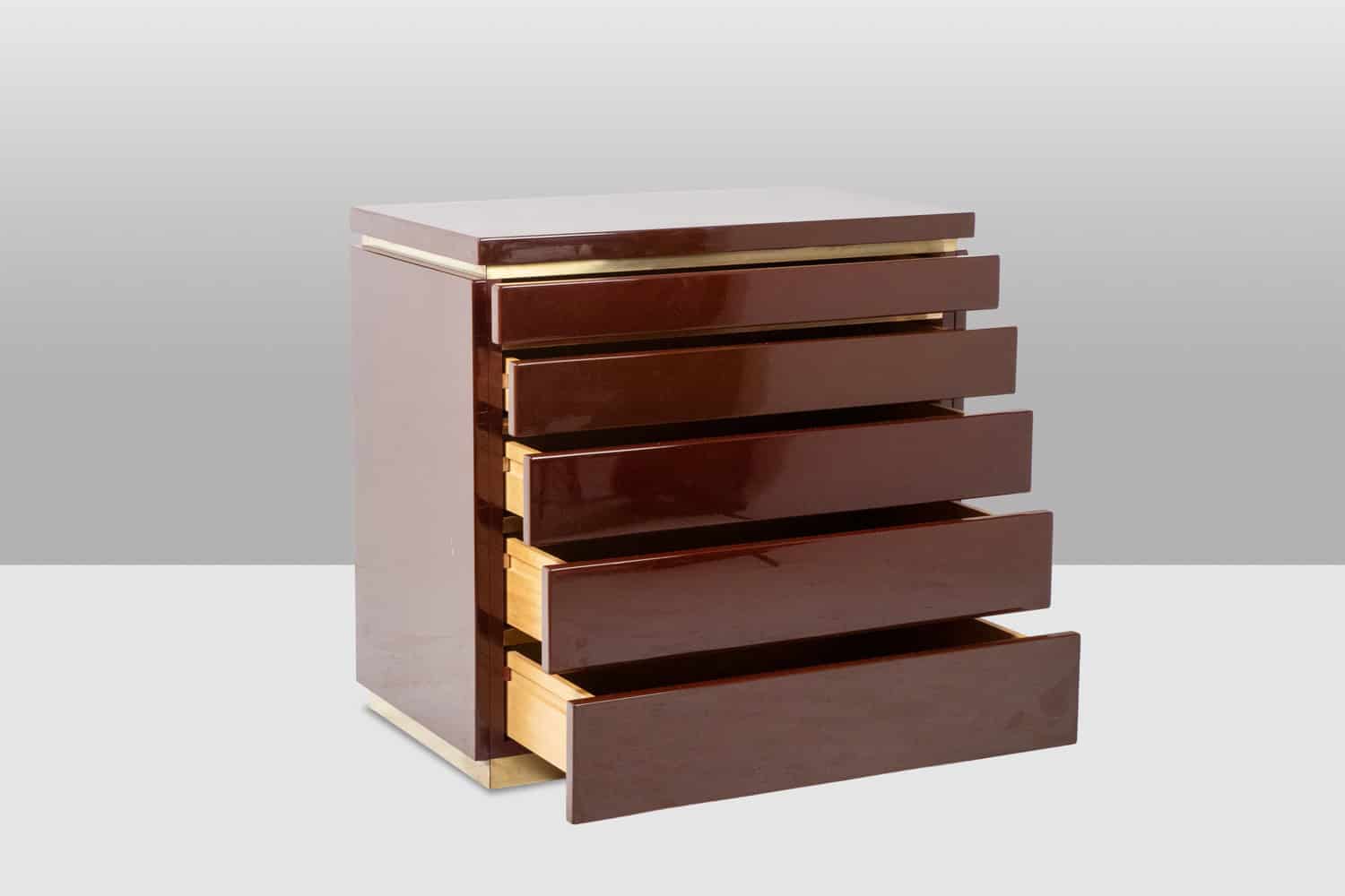 Jean-Claude Mahey Lacquered Chest of Drawers - Image 3