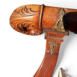 Early 19th Century South German Empire Biedermeier Mahogany Sofa- carving details- Styylish