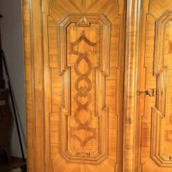 Antique Baroque Armoire, Walnut, South Germany 1750- detail of the left door- Styylish