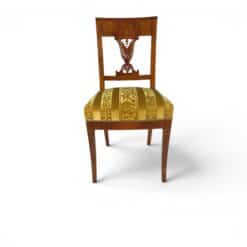 Set of Four Biedermeier Walnut Chairs, 1820 - Image 4
