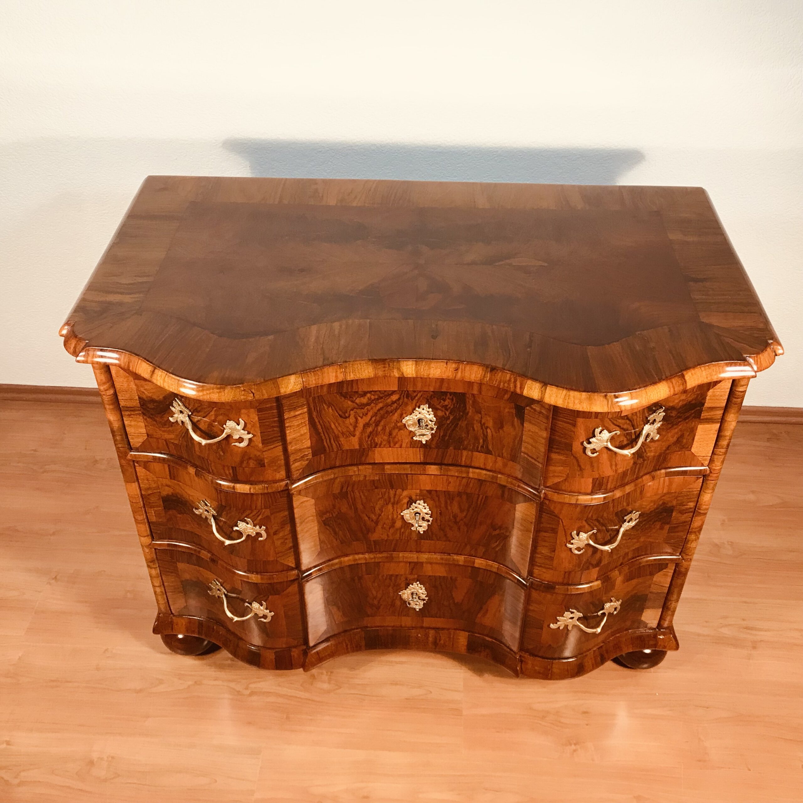 German Baroque Chest of Drawers Walnut, Germany 1750 - Image 5