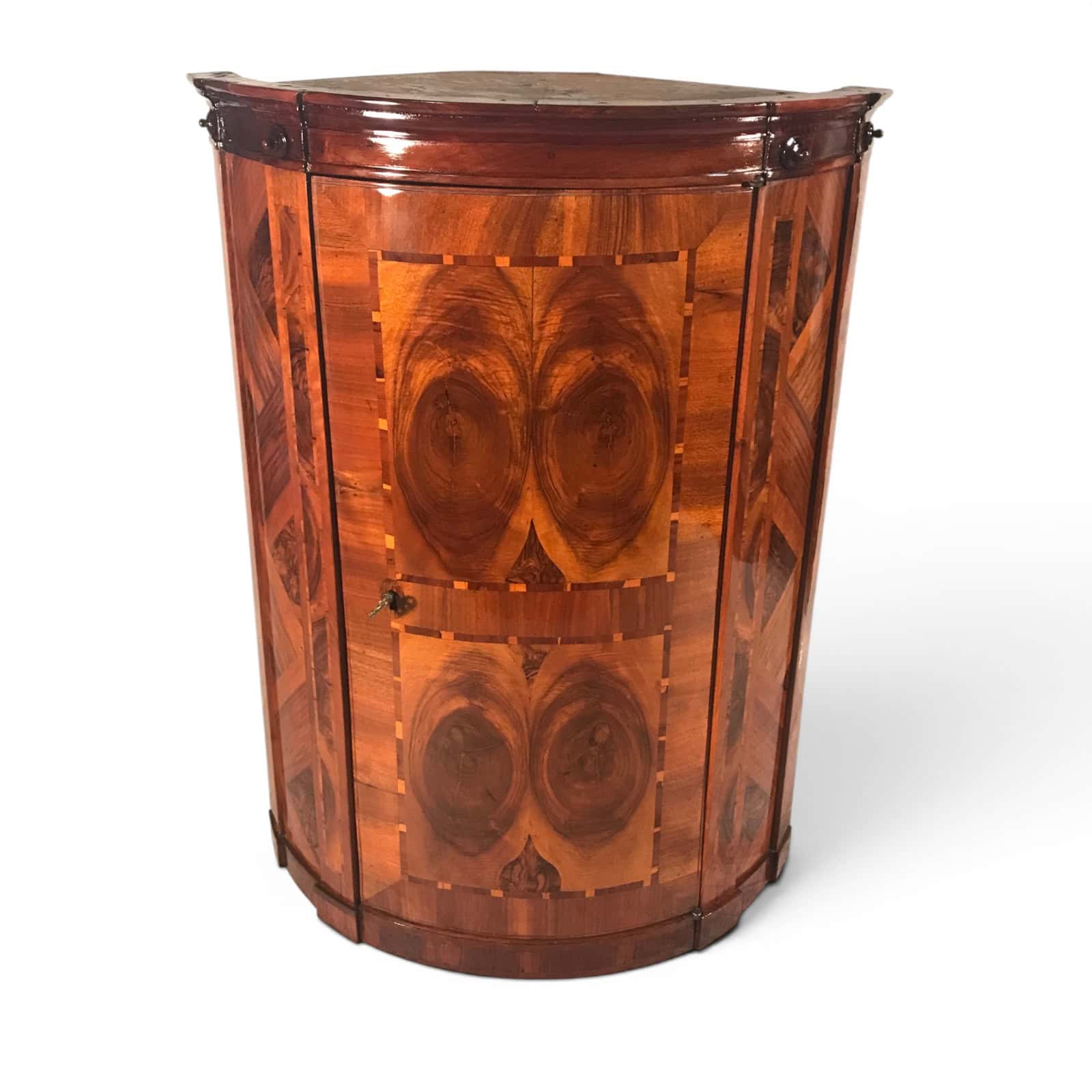 Antique Neoclassical Corner Cabinet- upper part -Styylish