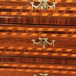 French Louis XVI Marquetry Side Table- detail of marquetry- Styylish