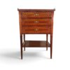 French Louis XVI Marquetry Side Table- Styylish