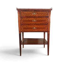 French Louis XVI Marquetry Side Table, Paris, circa 1770
