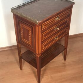 French Louis XVI Marquetry Side Table, Paris, circa 1770