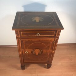 Italian Provincial Neoclassical Marquetry Cabinet- front view - Styylish
