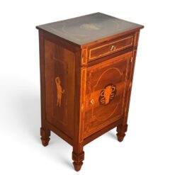 Italian Provincial Neoclassical Marquetry Cabinet- Styylish