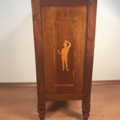 Italian Provincial Neoclassical Marquetry Cabinet- side view- Styylish